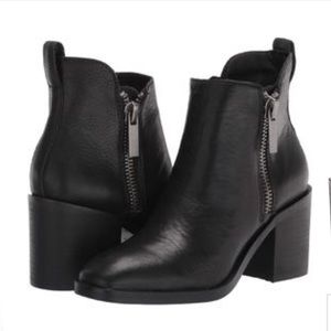 Lucky Brand Black Leather Bootie NWOT